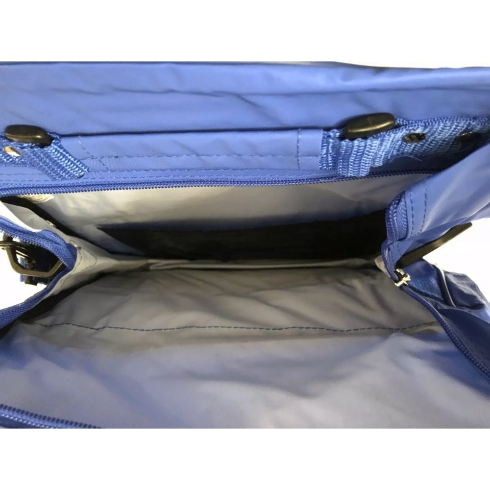 Vtg 80s Trafalgar Messenger Bag Luggage Rainbow TT - Picture 5 of 5